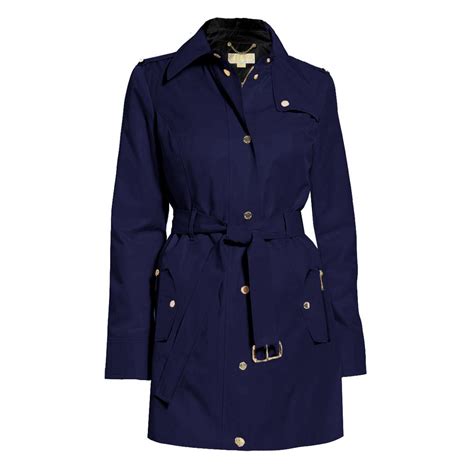 navy blue michael kors coat